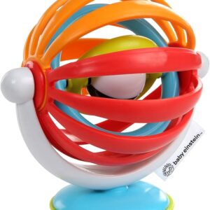 Baby Einstein, Sticky Spinner Spielzeug, perfekt auf Reisen oder für unterwegs, saugfähiger Boden zum Anbringen auf glatten Oberflächen